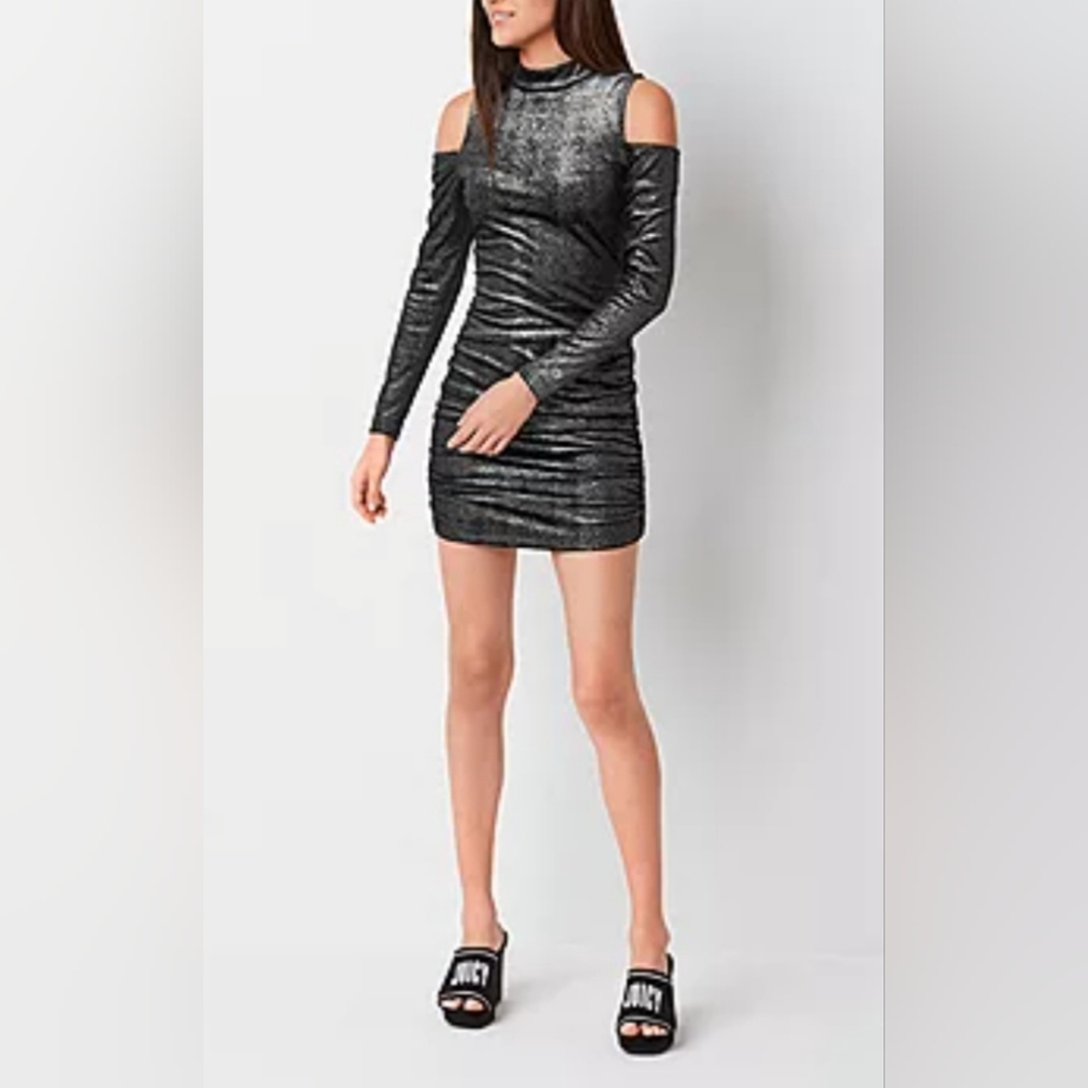 Juicy Couture Black Metalic Dress